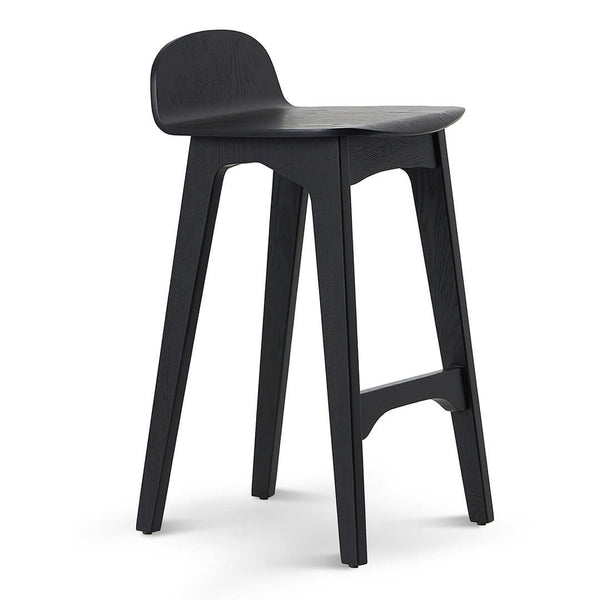 Frankie Bench Barstool Black Ash CLU Living Pty Ltd
