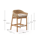 Galea Patio Bench Barstool
