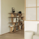 Geometric Rack Bookshelf | Oak