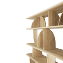 Geometric Rack Bookshelf | Oak