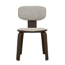 Gigi Dining Chair | Coal / Dark Elm