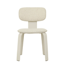 Gigi Dining Chair | Nougat Speckle / Light Linen Grey