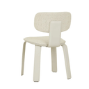 Gigi Dining Chair | Nougat Speckle / Light Linen Grey
