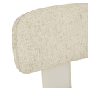 Gigi Dining Chair | Nougat Speckle / Light Linen Grey