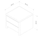 Kurra Bedside Table