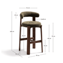 Hill Bar Height Barstool | Forest
