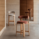 Hill Bar Height Barstool | Terracotta