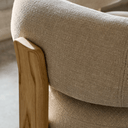 Grant Armchair | Ivory / Natural Ash