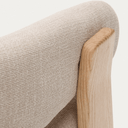 Grant Armchair | Ivory / Natural Ash