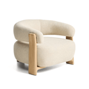 Grant Patio Armchair | Ivory / Teak