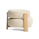 Grant Patio Armchair | Ivory / Teak