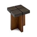 Grid Side Table | Chocolate