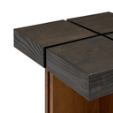 Grid Side Table | Chocolate