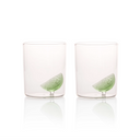 2 Gin and Tonic Glasses | Green