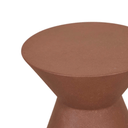Granada Hourglass Patio Side Table | Brique