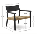 Halden Armchair | Black