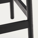Halden Backless Bench Barstool | Black