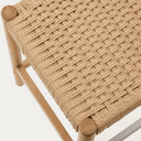 Halden Backless Bench Barstool | Natural Oak