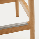 Halden Backless Bench Barstool | Natural Oak