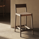 Halden Bench Barstool | Walnut Brown
