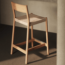 Halden Bench Barstool | Natural Oak