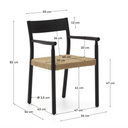 Halden Dining Chair | Black