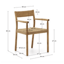 Halden Dining Chair | Natural Oak
