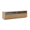 Hally Tall Entertainment Cabinet | Oak