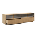 Hally Tall Entertainment Cabinet | Oak
