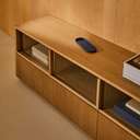 Hally Tall Entertainment Cabinet | Oak
