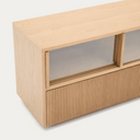 Hally Tall Entertainment Cabinet | Oak