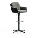 Harlow Adjustable Barstool | Pine Green