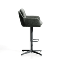 Harlow Adjustable Barstool | Pine Green