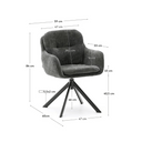 Harlow Office Chair | Pine Green