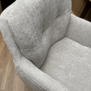 Harlow Swivel Office Chair | Beige