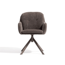 Harlow Swivel Office Chair | Brown