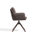 Harlow Swivel Office Chair | Brown