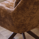 Harlow Swivel Office Chair | Caramel