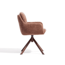 Harlow Swivel Office Chair | Caramel