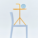 HAY Table Clock | Blue