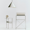 HAY Table Clock | White