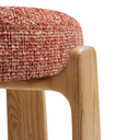 Hill Backless Bench Barstool | Terracotta