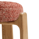 Hill Bar Height Backless Barstool | Terracotta