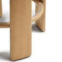Hill Bar Height Backless Barstool | Terracotta