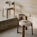 Hill Dining Chair | Ivory / Natural Ash