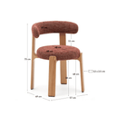 Hill Dining Chair | Terracotta