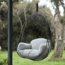 Hokianga Hanging Patio Armchair SS | Black