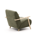 Hugh Armchair | Moss Green / Natural Ash