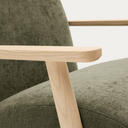 Hugh Armchair | Moss Green / Natural Ash