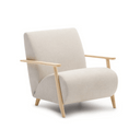 Hugh Armchair | Pearl Beige / Natural Ash